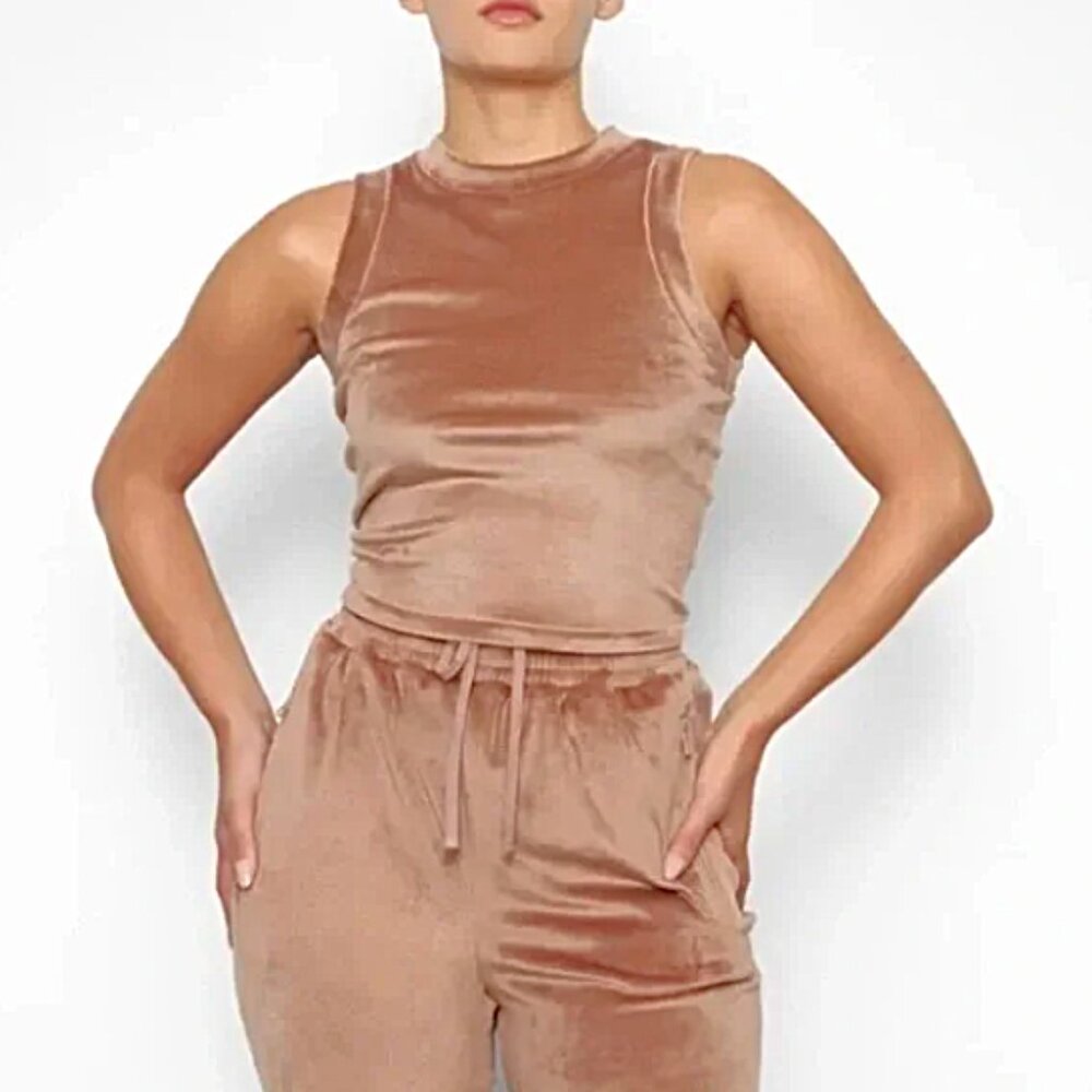 Skims Velour Tank
